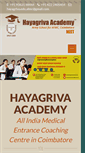 Mobile Screenshot of hayagrivaacademy.com