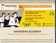 Tablet Screenshot of hayagrivaacademy.com